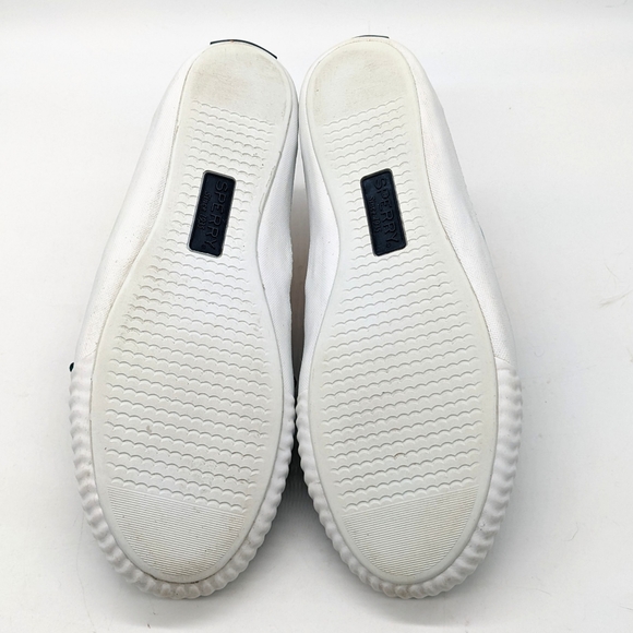 Sperry Sayel Turquoise Blue Canvas Slip On Loafers Women's Size 7.5 - Picture 5 of 6